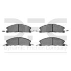 Dynamite Friction 1214-1611-10 Disc Brake Pad Set - Front - view 1