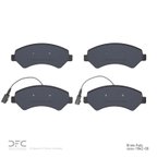 Dynamite Friction 1214-1842-00 Disc Brake Pad Set - Front - view 2