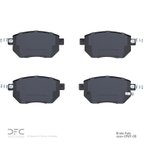 Dynamite Friction 1310-0969-00 Disc Brake Pad Set - Front - view 2