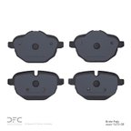 Dynamite Friction 1310-1473-00 Disc Brake Pad Set - Rear - view 2
