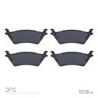 Dynamite Friction 1310-1602-00 Disc Brake Pad Set - Rear - view 2