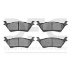 Dynamite Friction 1310-1602-00 Disc Brake Pad Set - Rear - view 1