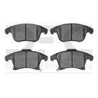 Dynamite Friction 1310-1653-00 Disc Brake Pad Set - Front - view 1