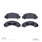 Dynamite Friction 1400-0387-00 Disc Brake Pad Set - Front - view 2