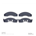 Dynamite Friction 1400-0411-00 Disc Brake Pad Set - Front or Rear - view 2