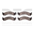 Dynamite Friction 1400-0821-00 Disc Brake Pad Set - Front - view 1
