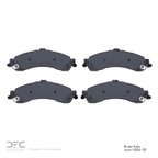 Dynamite Friction 1400-0834-00 Disc Brake Pad Set - Rear - view 3