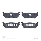 Dynamite Friction 1400-0881-00 Disc Brake Pad Set - Rear - view 2