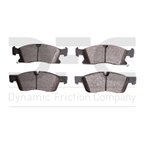 Dynamite Friction 1400-1904-10 Disc Brake Pad Set - Front - view 1