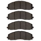 Dynamic Friction 1400-2490-00 Disc Brake Pad Set - Front - view 1