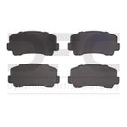 Dynamite Friction 1551-0076-00 Disc Brake Pad Set - Front - view 2
