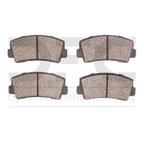 Dynamite Friction 1551-0076-00 Disc Brake Pad Set - Front - view 1