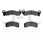 Dynamite Friction 1551-0200-00 Disc Brake Pad Set - Front - view 1