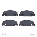 Dynamite Friction 1551-0273-00 Disc Brake Pad Set - Front - view 2