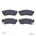 Dynamite Friction 1551-0275-00 Disc Brake Pad Set - Front - view 2