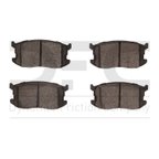 Dynamite Friction 1551-0297-00 Disc Brake Pad Set - Front - view 1