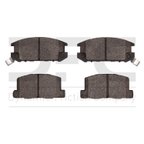 Dynamite Friction 1551-0309-00 Disc Brake Pad Set - Rear - view 1