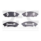 Dynamite Friction 1551-0376-00 Disc Brake Pad Set - Front - view 2