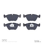 Dynamite Friction 1551-0394-10 Disc Brake Pad Set - Front - view 2