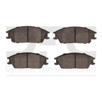 Dynamite Friction 1551-0440-00 Disc Brake Pad Set - Front - view 1