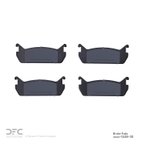 Dynamite Friction 1551-0458-00 Disc Brake Pad Set - Rear - view 2