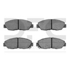 Dynamite Friction 1551-0465-00 Disc Brake Pad Set - Front - view 1