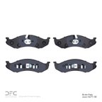 Dynamite Friction 1551-0477-00 Disc Brake Pad Set - Front - view 2