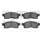 Dynamite Friction 1551-0489-00 Disc Brake Pad Set - Front - view 1