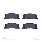 Dynamite Friction 1551-0501-00 Disc Brake Pad Set - Rear - view 2