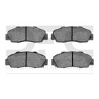 Dynamite Friction 1551-0503-00 Disc Brake Pad Set - Front - view 1