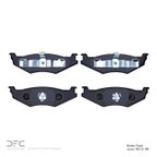 Dynamite Friction 1551-0512-00 Disc Brake Pad Set - Rear - view 2