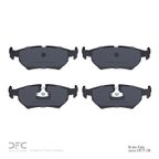 Dynamite Friction 1551-0517-00 Disc Brake Pad Set - Rear - view 2