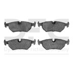Dynamite Friction 1551-0517-00 Disc Brake Pad Set - Rear - view 1
