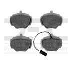 Dynamite Friction 1551-0518-00 Disc Brake Pad Set - Rear - view 1