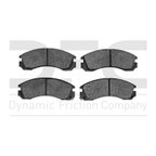 Dynamite Friction 1551-0530-00 Disc Brake Pad Set - Front - view 1