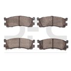 Dynamite Friction 1551-0553-00 Disc Brake Pad Set - Rear - view 1