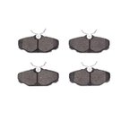 Dynamite Friction 1551-0610-00 Disc Brake Pad Set - Rear - view 1