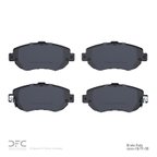 Dynamite Friction 1551-0619-00 Disc Brake Pad Set - Front - view 2