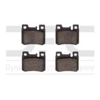 Dynamite Friction 1551-0620-00 Disc Brake Pad Set - Rear - view 1