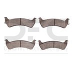 Dynamite Friction 1551-0625-00 Disc Brake Pad Set - Rear - view 1
