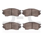Dynamite Friction 1551-0643-00 Disc Brake Pad Set - Front - view 1
