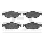 Dynamite Friction 1551-0648-00 Disc Brake Pad Set - Front - view 1