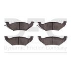 Dynamite Friction 1551-0662-00 Disc Brake Pad Set - Rear - view 1