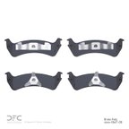 Dynamite Friction 1551-0667-00 Disc Brake Pad Set - Rear - view 2