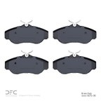 Dynamite Friction 1551-0676-00 Disc Brake Pad Set - Front - view 2
