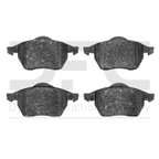 Dynamite Friction 1551-0687-00 Disc Brake Pad Set - Front - view 1