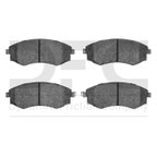 Dynamite Friction 1551-0700-00 Disc Brake Pad Set - Front - view 1