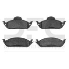 Dynamite Friction 1551-0760-00 Disc Brake Pad Set - Front - view 1