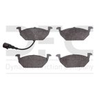 Dynamite Friction 1551-0768-10 Disc Brake Pad Set - Front - view 1