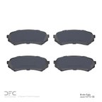 Dynamite Friction 1551-0773-00 Disc Brake Pad Set - Rear - view 2